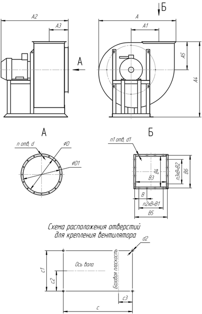 Габаритные и присоединительные размеры
