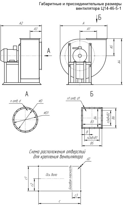 Габаритные и присоединительные размеры 